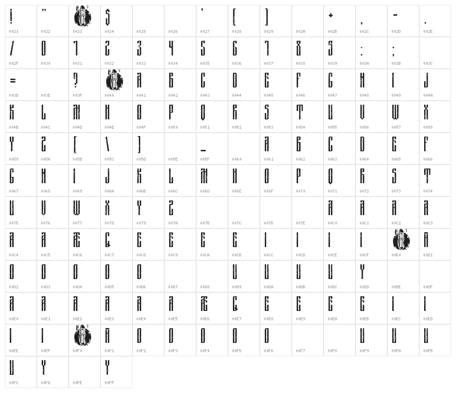 The Snow Fell Character Map