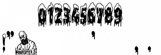 The Snow Nightmare Font OTHER CHARS