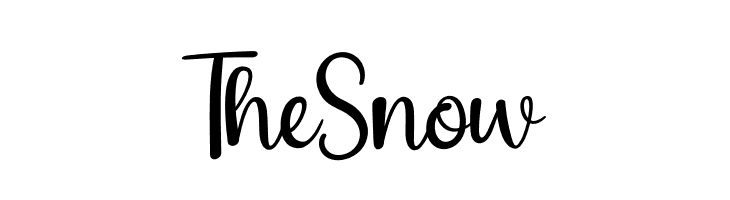 The Snow  Free Fonts Download
