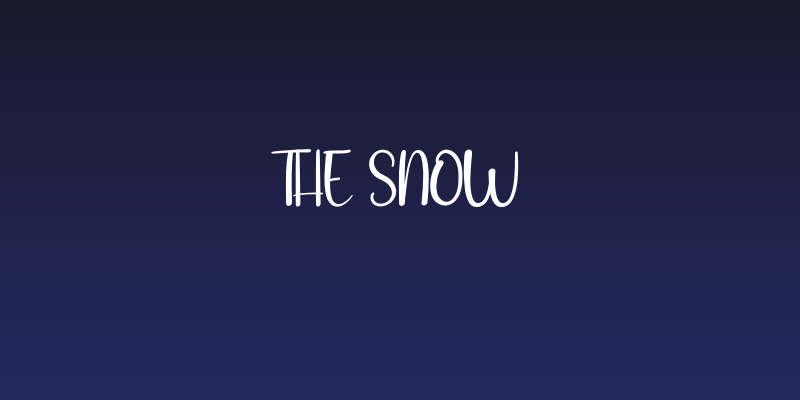The Snow Social Header