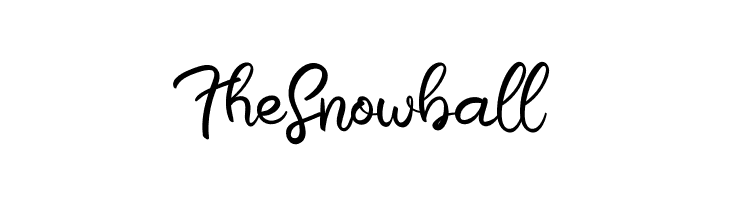 The Snowball  Frei Schriftart Herunterladen