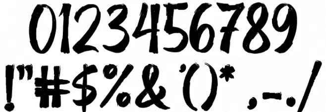 The Solitude Font OTHER CHARS