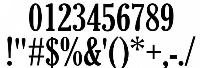 The Soul Of Vodka Font OTHER CHARS