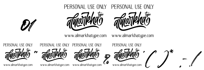 The Soulmate Font OTHER CHARS