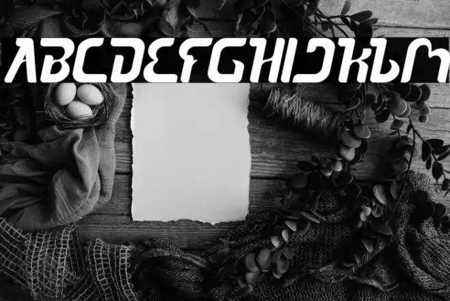 The Sound Bold Italic Font examples