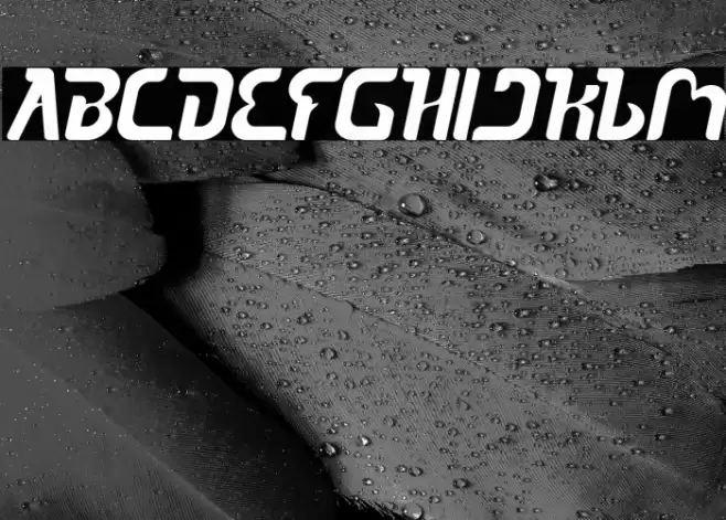 The Sound Bold Italic Font examples