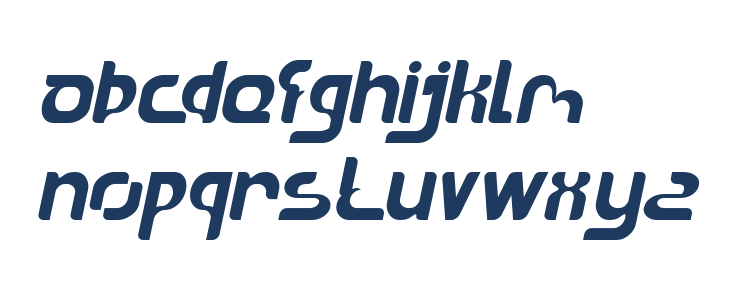 The Sound Bold Italic Lowercase