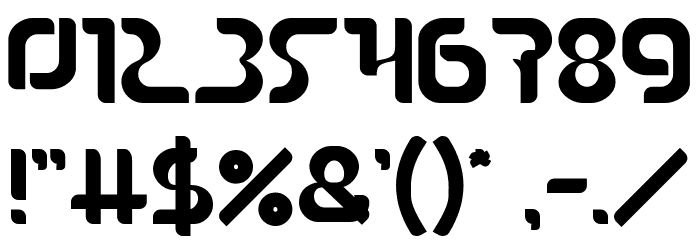 The Sound Bold Font OTHER CHARS