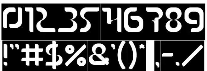 The Sound-Inverse Font OTHER CHARS