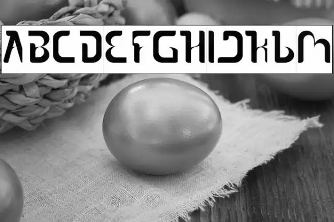 The Sound-Inverse Font examples