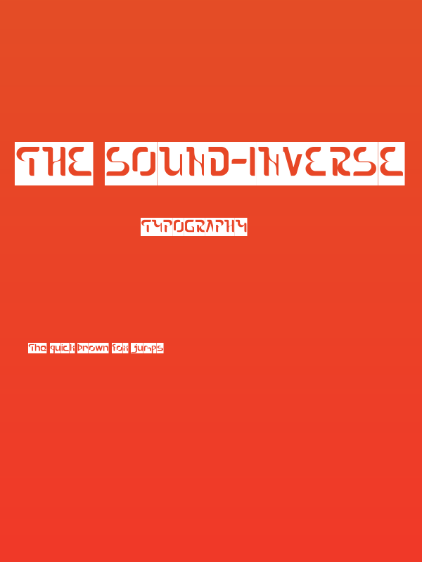 The Sound-Inverse Poster