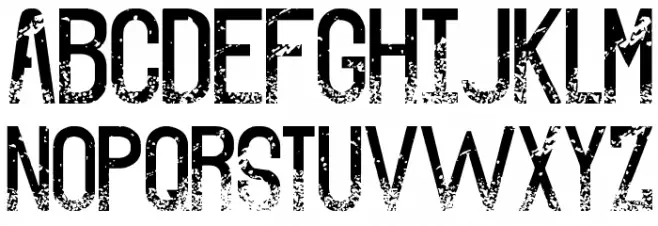 The Sound of Truth Grunge Caratteri MINUSCOLO