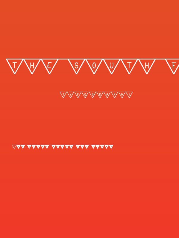 The South Flag St Poster