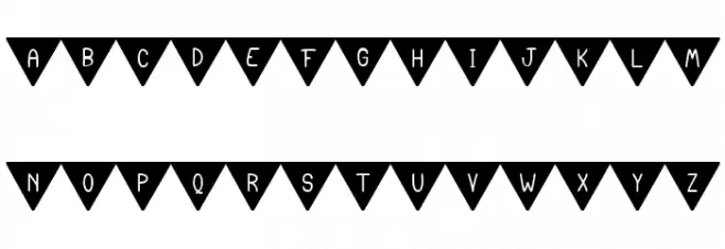 The South Flag St Caratteri MINUSCOLO