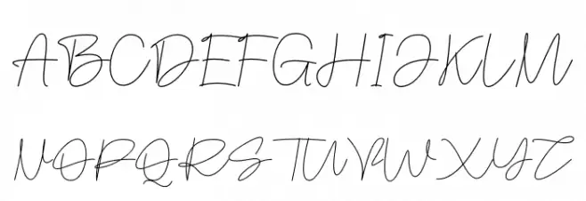 The Southern Font UPPERCASE