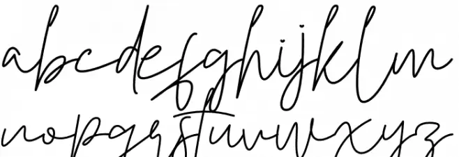 The Southern Font LOWERCASE