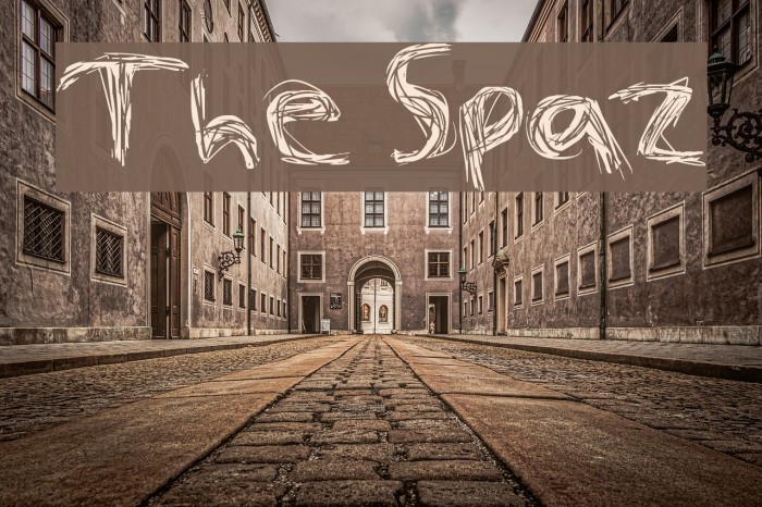 The Spaz Font examples