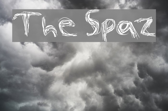 The Spaz Font examples