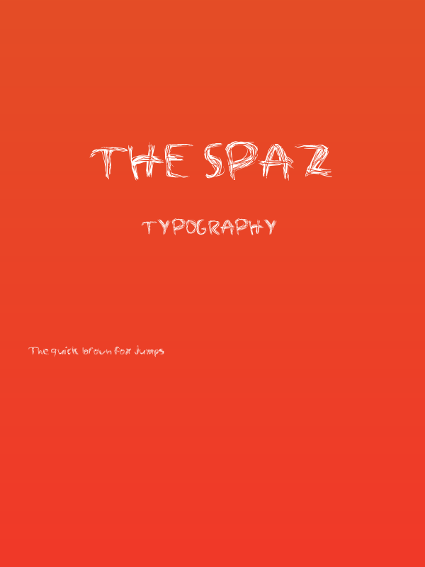 The Spaz Poster