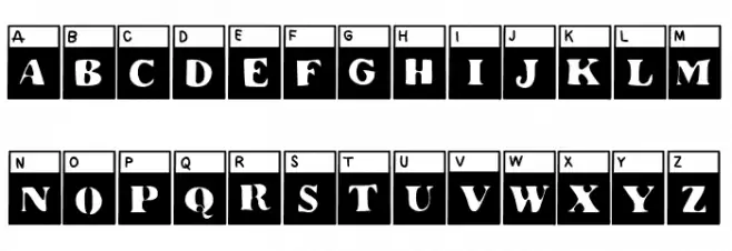 The Special Test 字体 大写