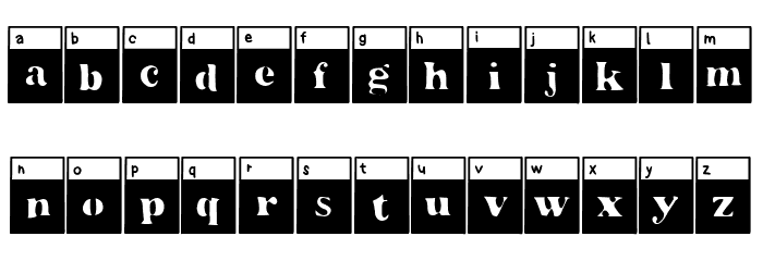 The Special Test Font LOWERCASE