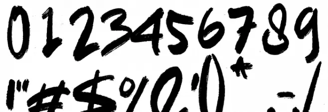 The Spooky Night Font OTHER CHARS