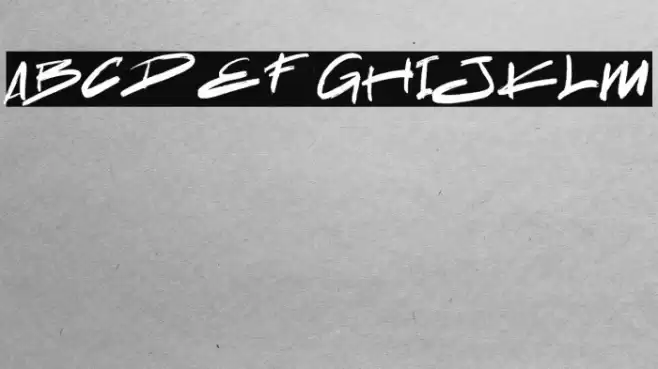 The Spooky Night Font examples