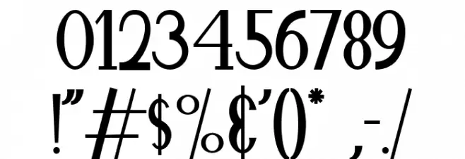 The Spooky Time Font OTHER CHARS