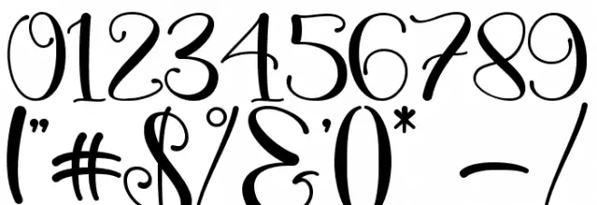 The Spring - Personal Use Font OTHER CHARS