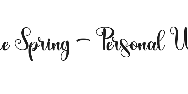 The Spring - Personal Use Logo