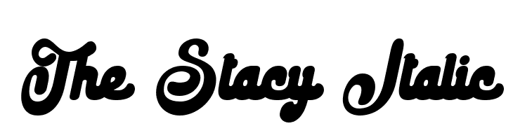 The Stacy Italic  免费字体下载