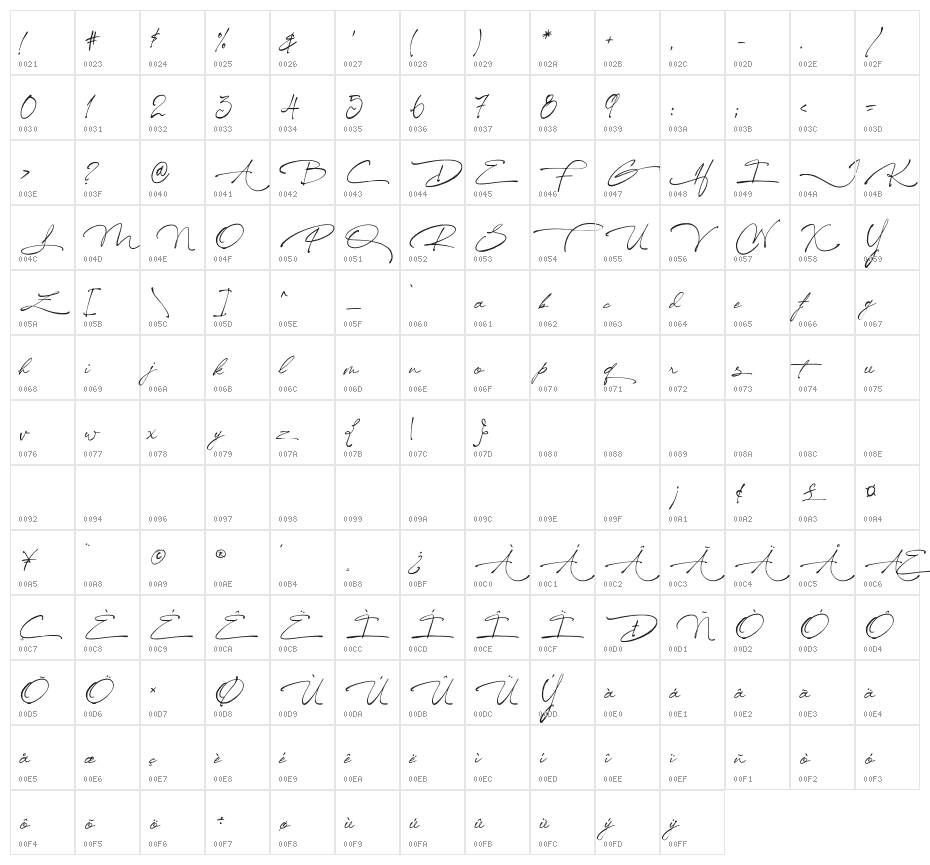 The Star in the Midnight Character Map