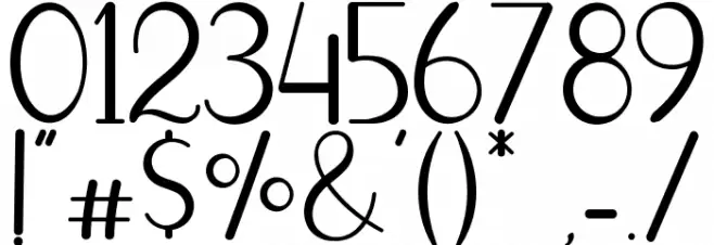 The Starlight Font OTHER CHARS