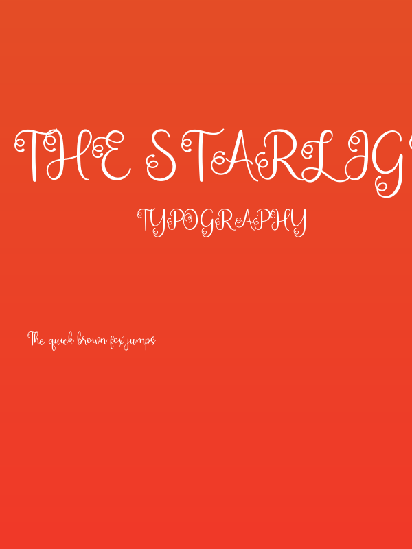 The Starlight Poster