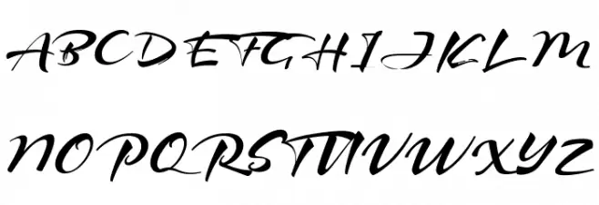 The Starlight Schriftart Groß