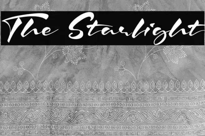 The Starlight Font examples