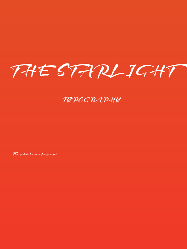 The Starlight Poster