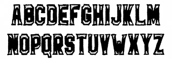 The Steel Tree Font Litere mari