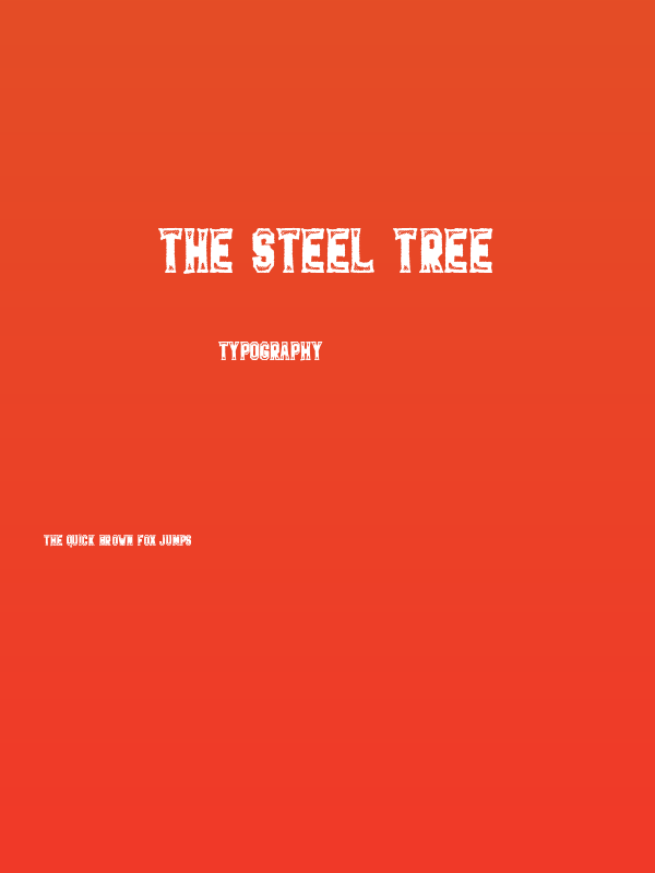 The Steel Tree Poster