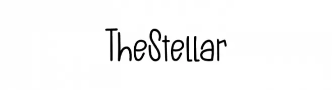 The Stellar  フリーフォントのダウンロード