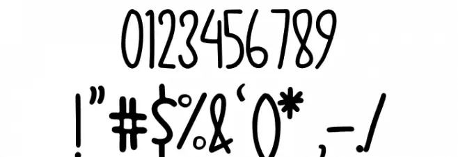 The Stellar Font OTHER CHARS