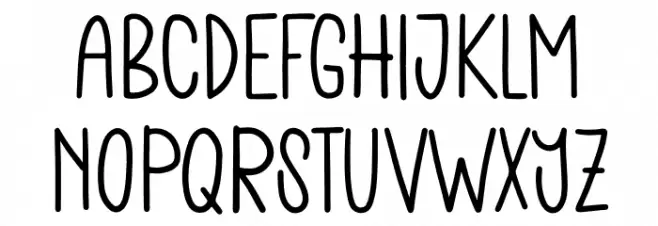The Stellar Шрифта ВЕРХНИЙ