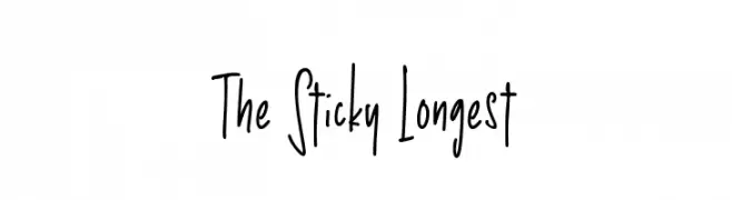 The Sticky Longest  Frei Schriftart Herunterladen