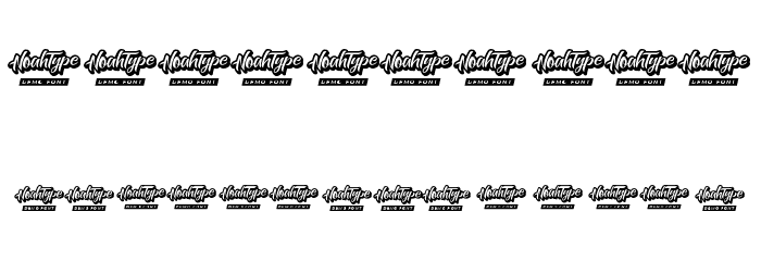 The Strange Demo Font OTHER CHARS