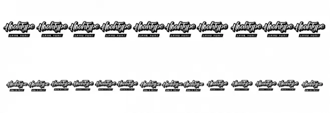 The Strange Demo Font OTHER CHARS