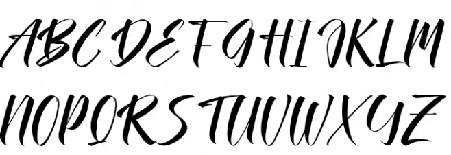 The Strange Demo Schriftart Groß