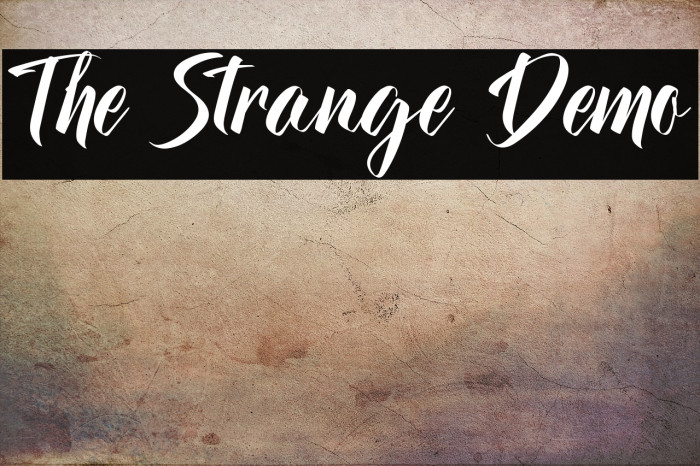 The Strange Demo Example 2