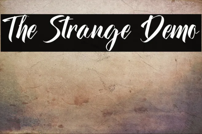 The Strange Demo Example 2