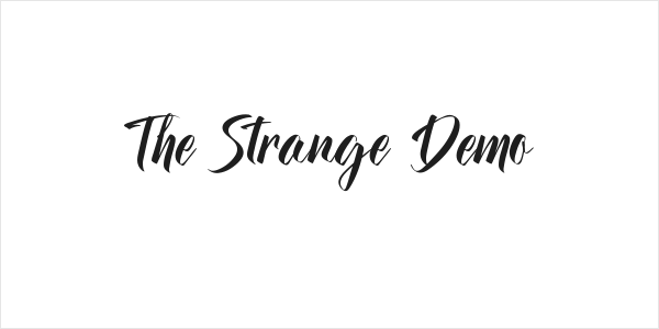 The Strange Demo Logo