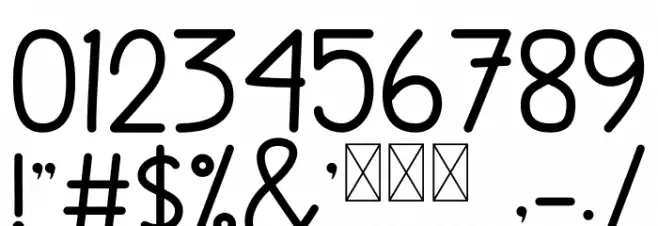 The Street Font OTHER CHARS